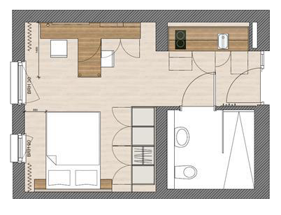 Boardinghouse Raumaufteilung Weimarer Land